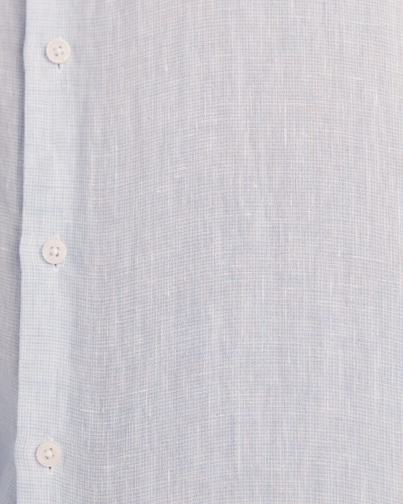 Anderson Classic Yarn Dyed Linen Shirt in CHAMBRAY