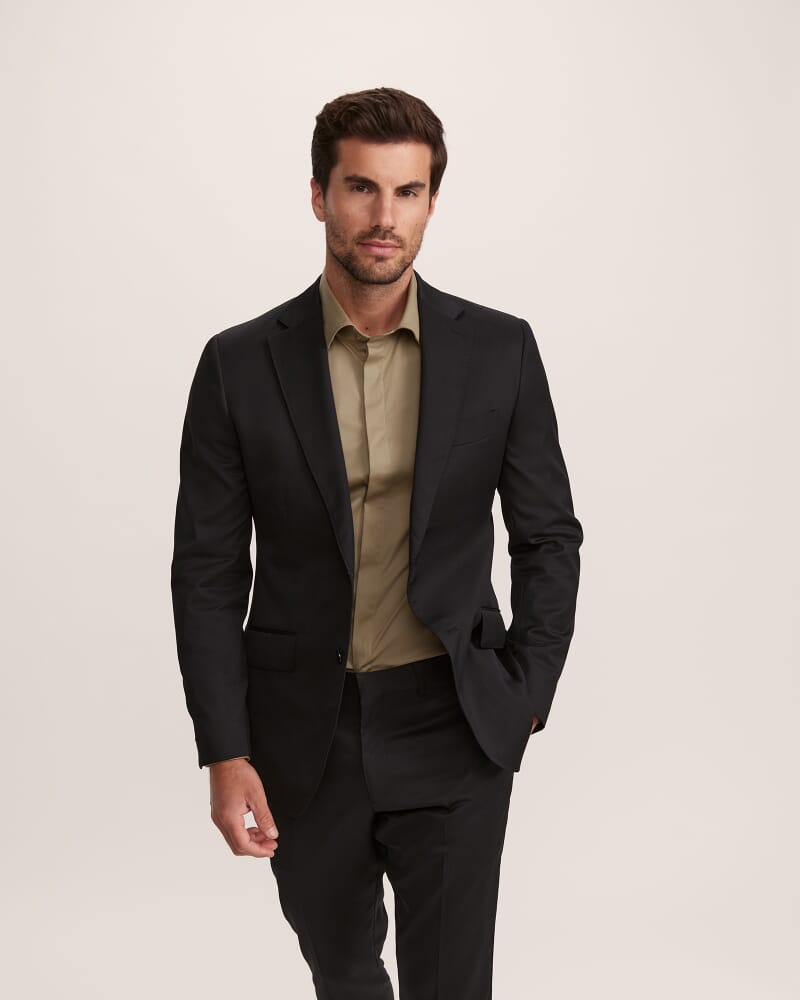 Stretch Poplin Shirt in KHAKI