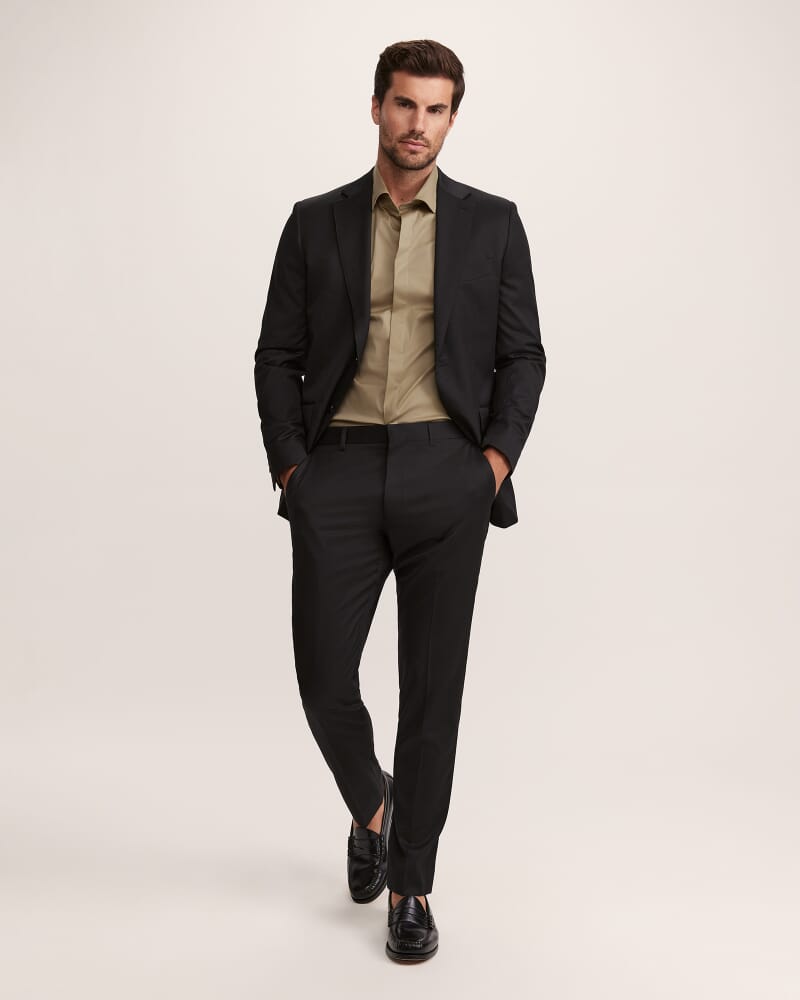 Stretch Poplin Shirt in KHAKI