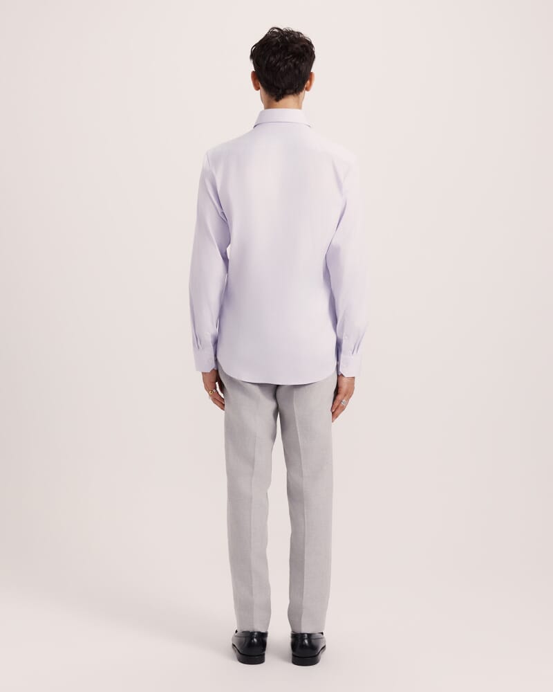 Stretch Poplin Shirt in LILAC
