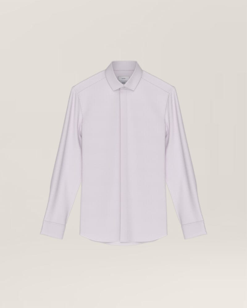 Stretch Poplin Shirt in LILAC