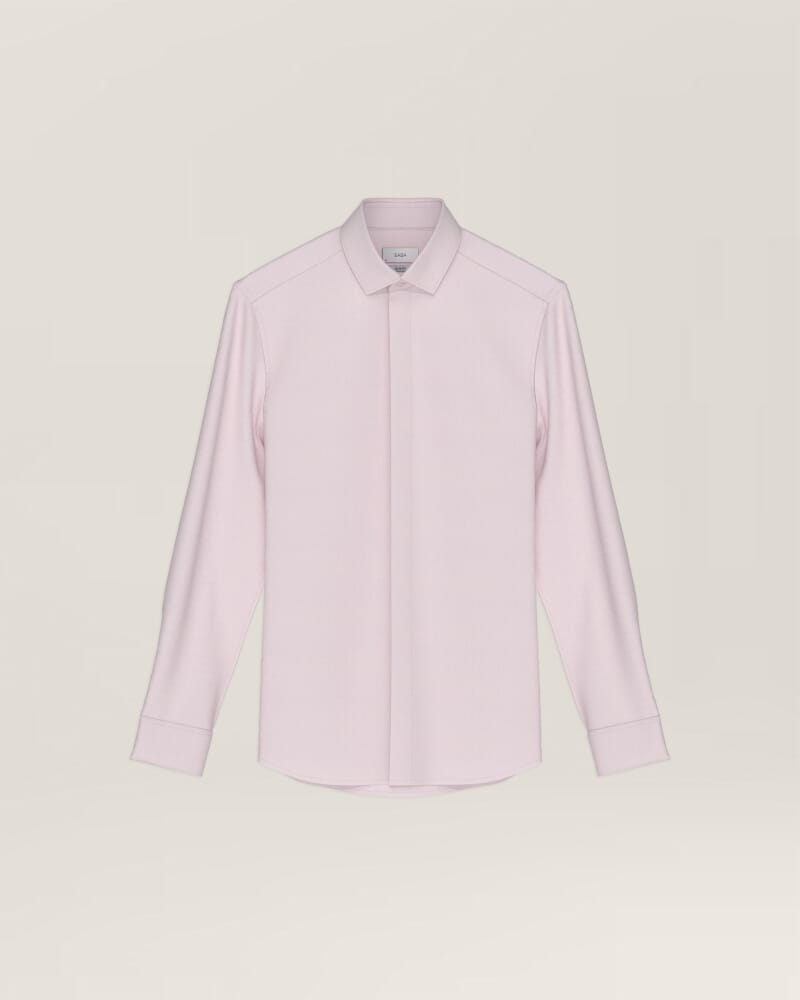 Stretch Poplin Shirt in PINK