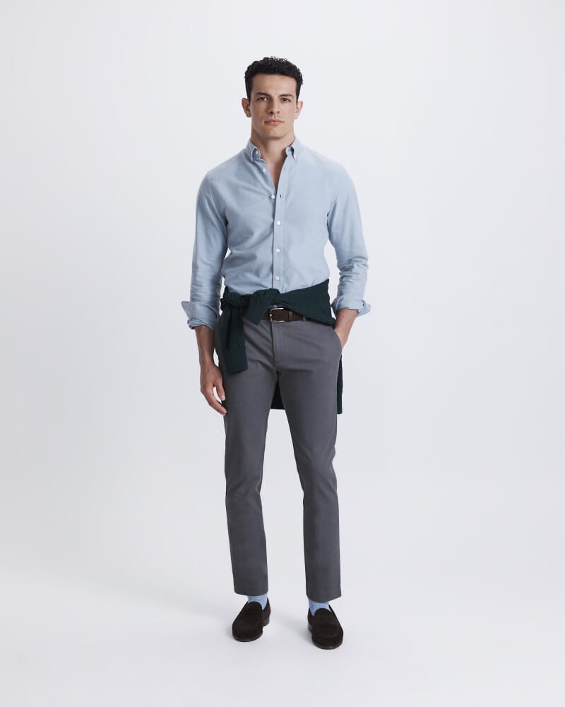 Sam Oxford Shirt in PALE BLUE