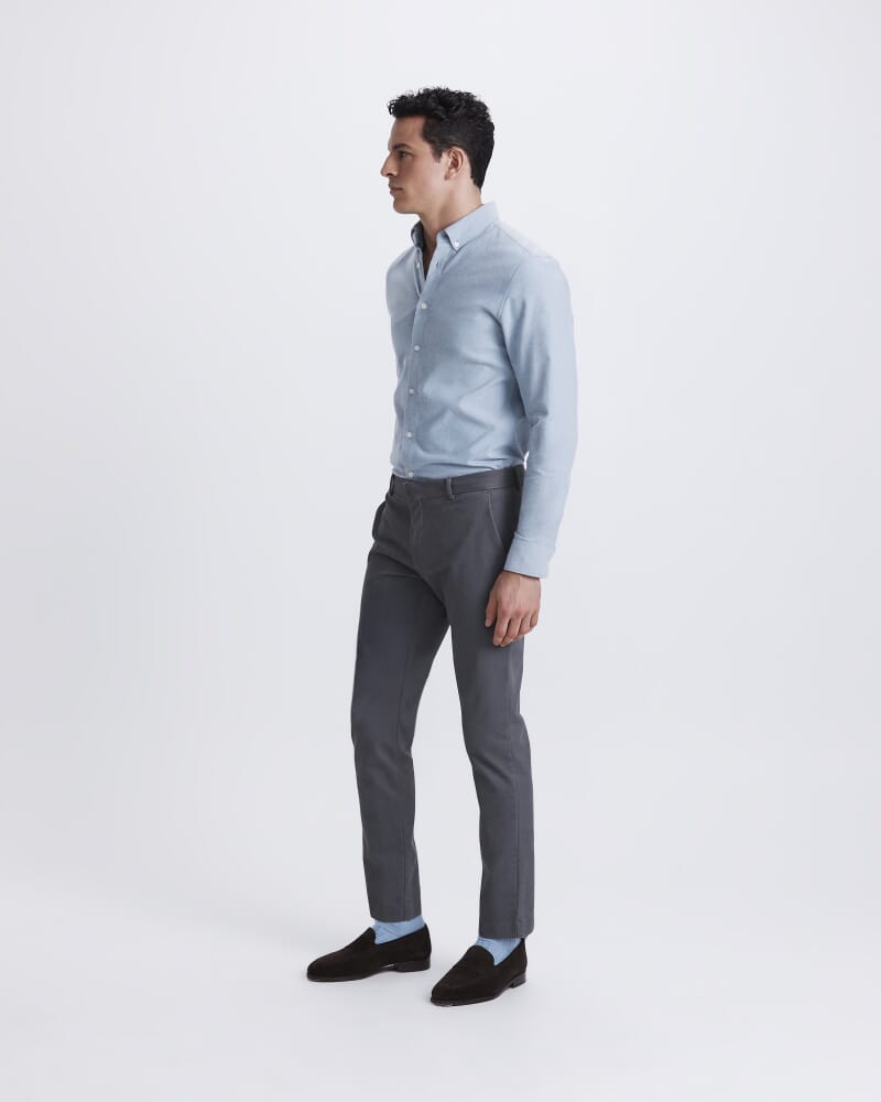 Sam Oxford Shirt in PALE BLUE