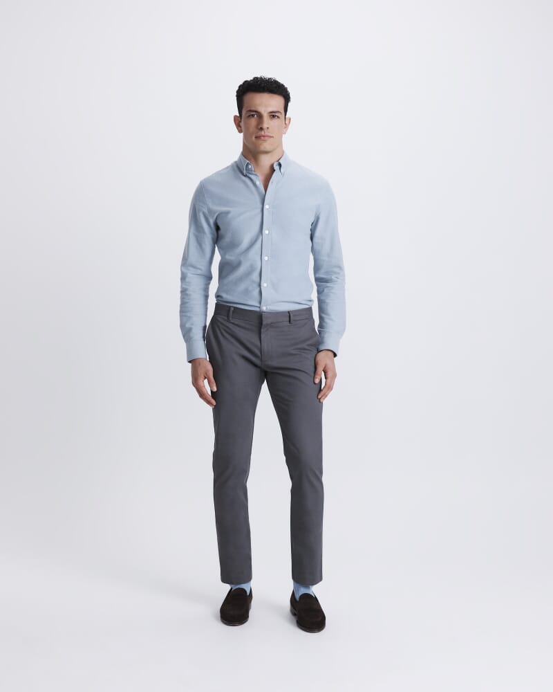 Sam Oxford Shirt in PALE BLUE