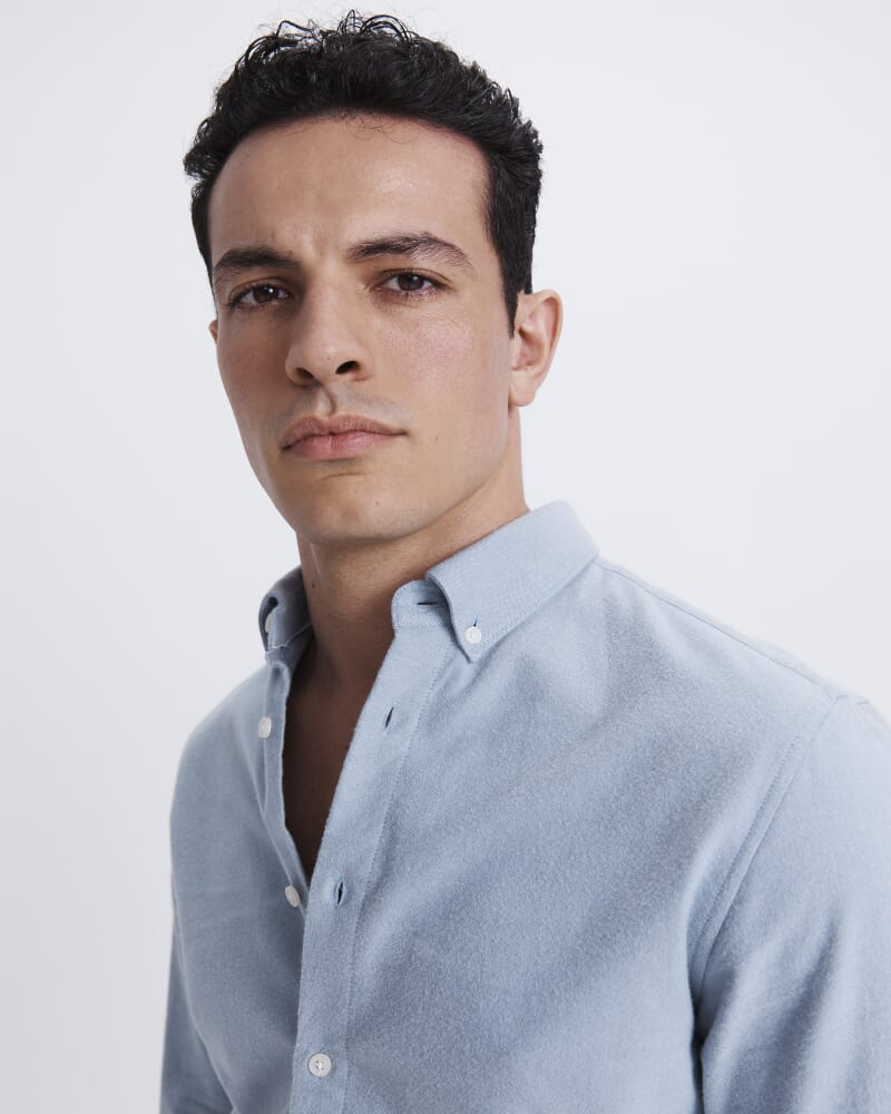 Sam Oxford Shirt in PALE BLUE