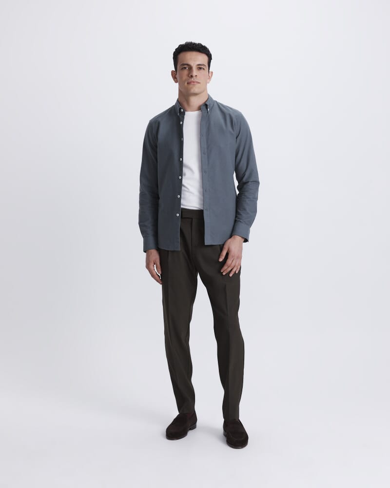 Sam Oxford Shirt in PETROL