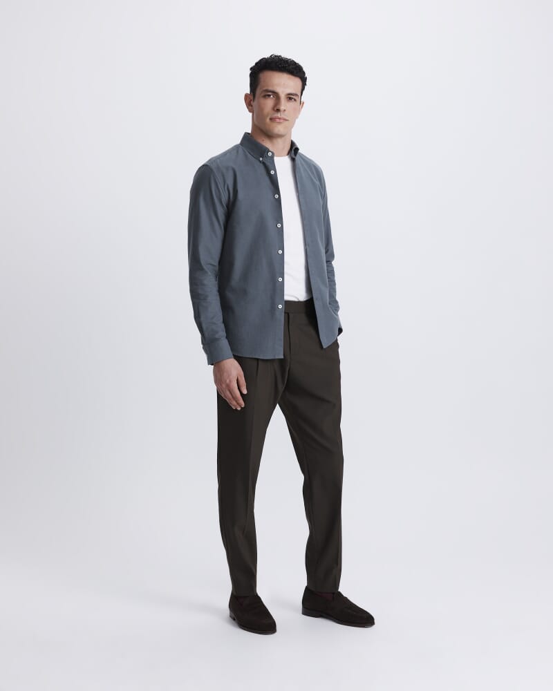 Sam Oxford Shirt in PETROL