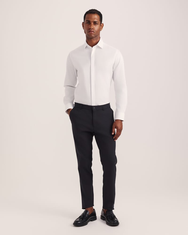 Judd Slim Dress Chino Pant in BLACK