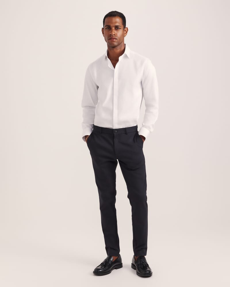 Judd Slim Dress Chino Pant in DARK NAVY