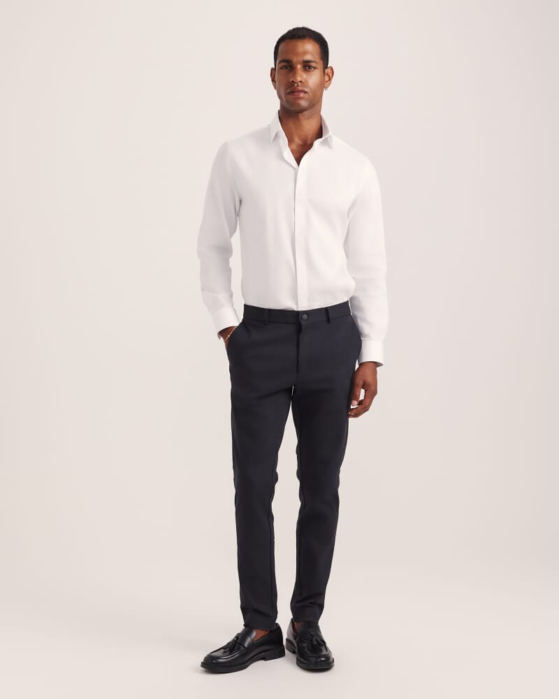 Judd Slim Dress Chino Pant in DARK NAVY