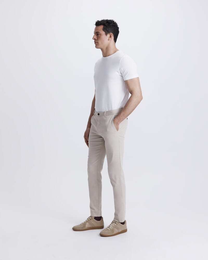 Judd Slim Dress Chino Pant in STONE