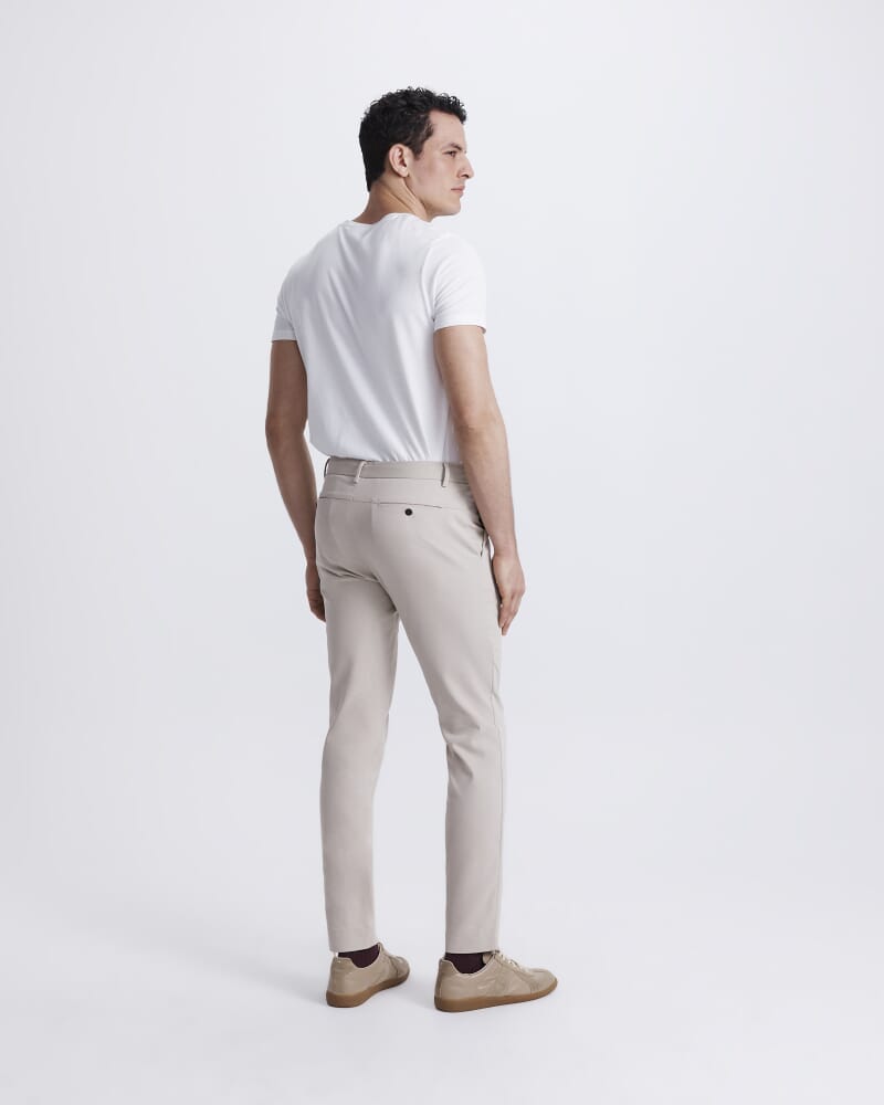 Judd Slim Dress Chino Pant in STONE