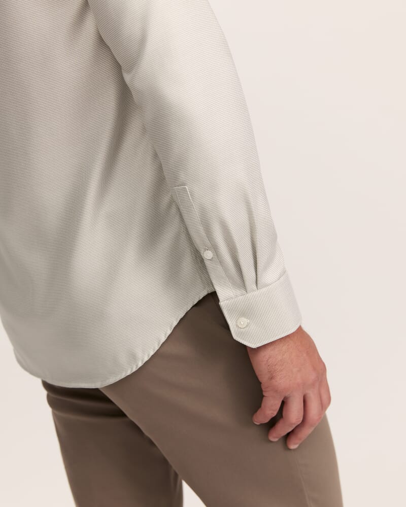 Nixon Long Sleeve Slim Easy Care Shirt in KELP