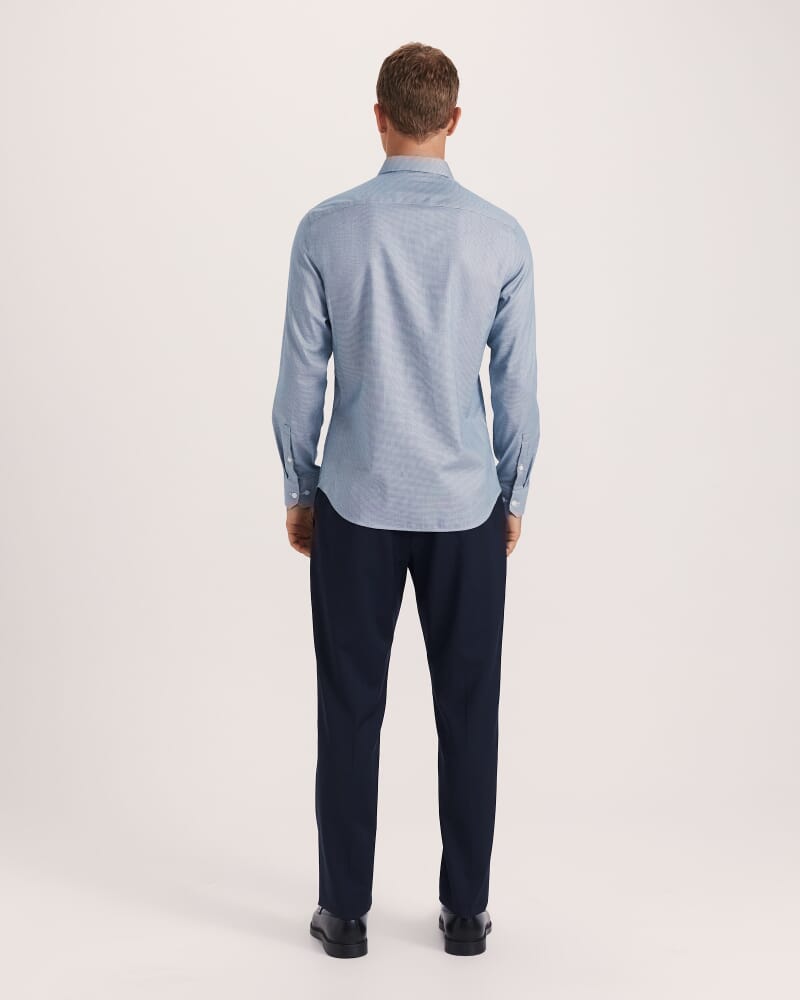 Nixon Long Sleeve Slim Easy Care Shirt in NAVY