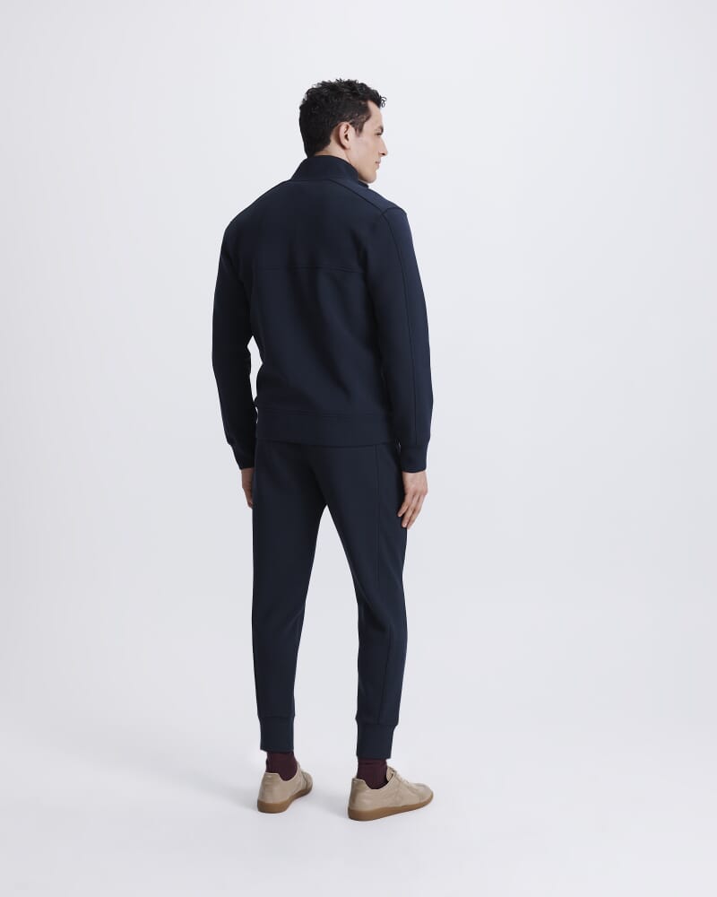 Victor Funnel Neck Jacket in NAVY