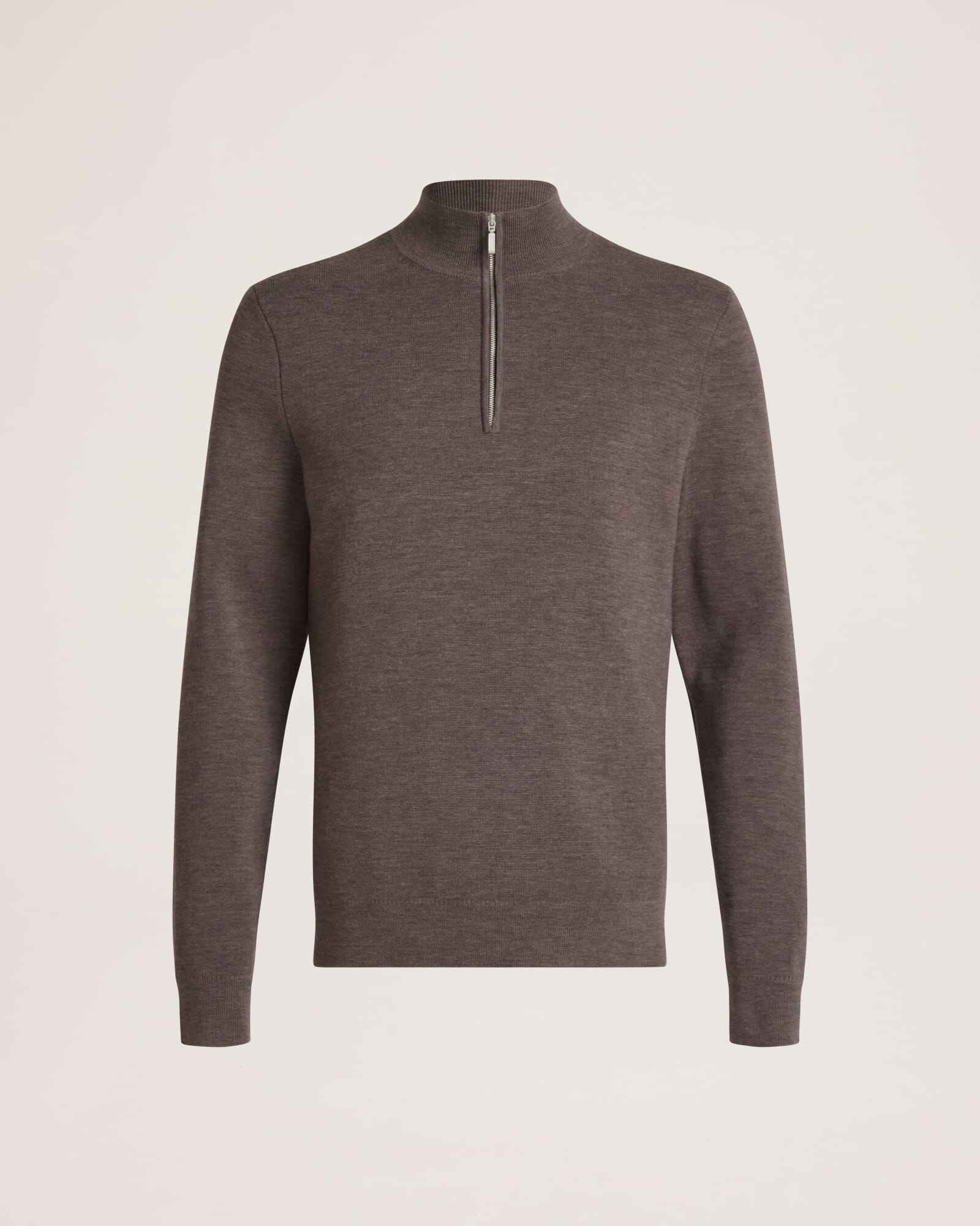 Franklin Quarter Zip Wool Knit Polo