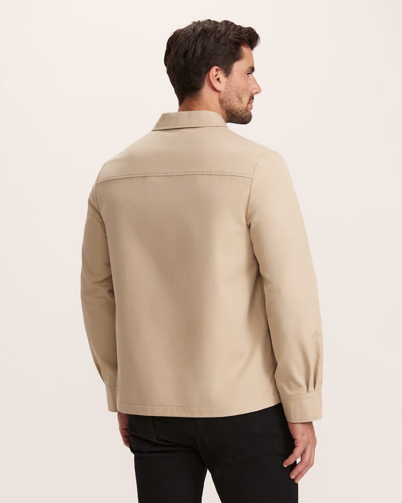 Max Cotton Jacket in LIGHT KHAKI