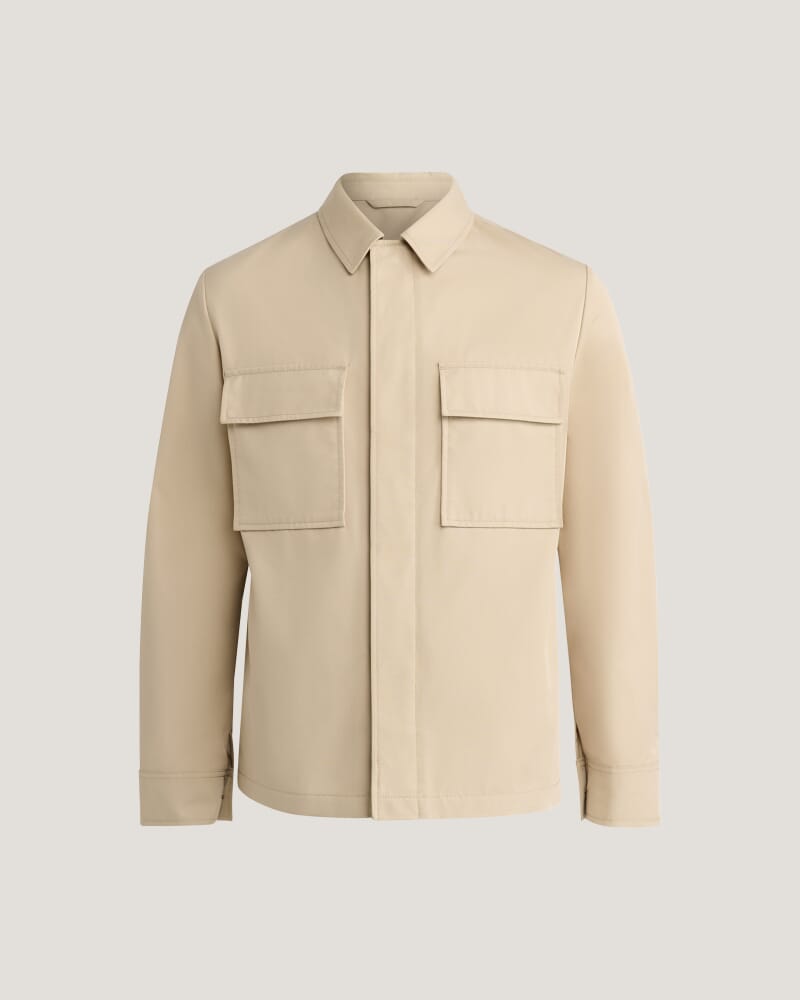 Max Cotton Jacket in LIGHT KHAKI