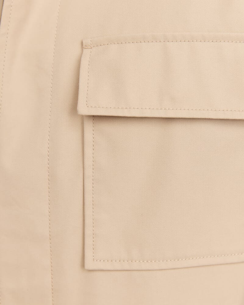 Max Cotton Jacket in LIGHT KHAKI