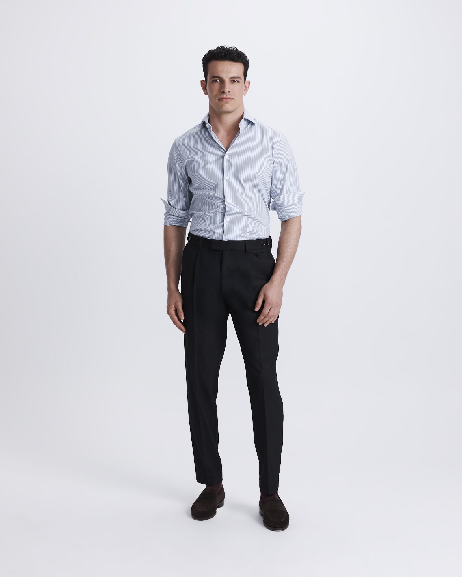 Lucian Stripe Stretch Shirt