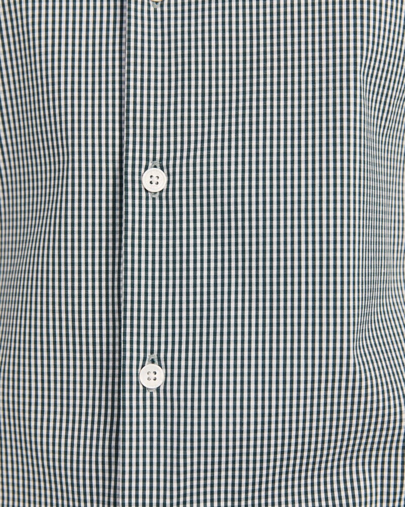 Lucian Long Sleeve Stretch Check Shirt in PINE