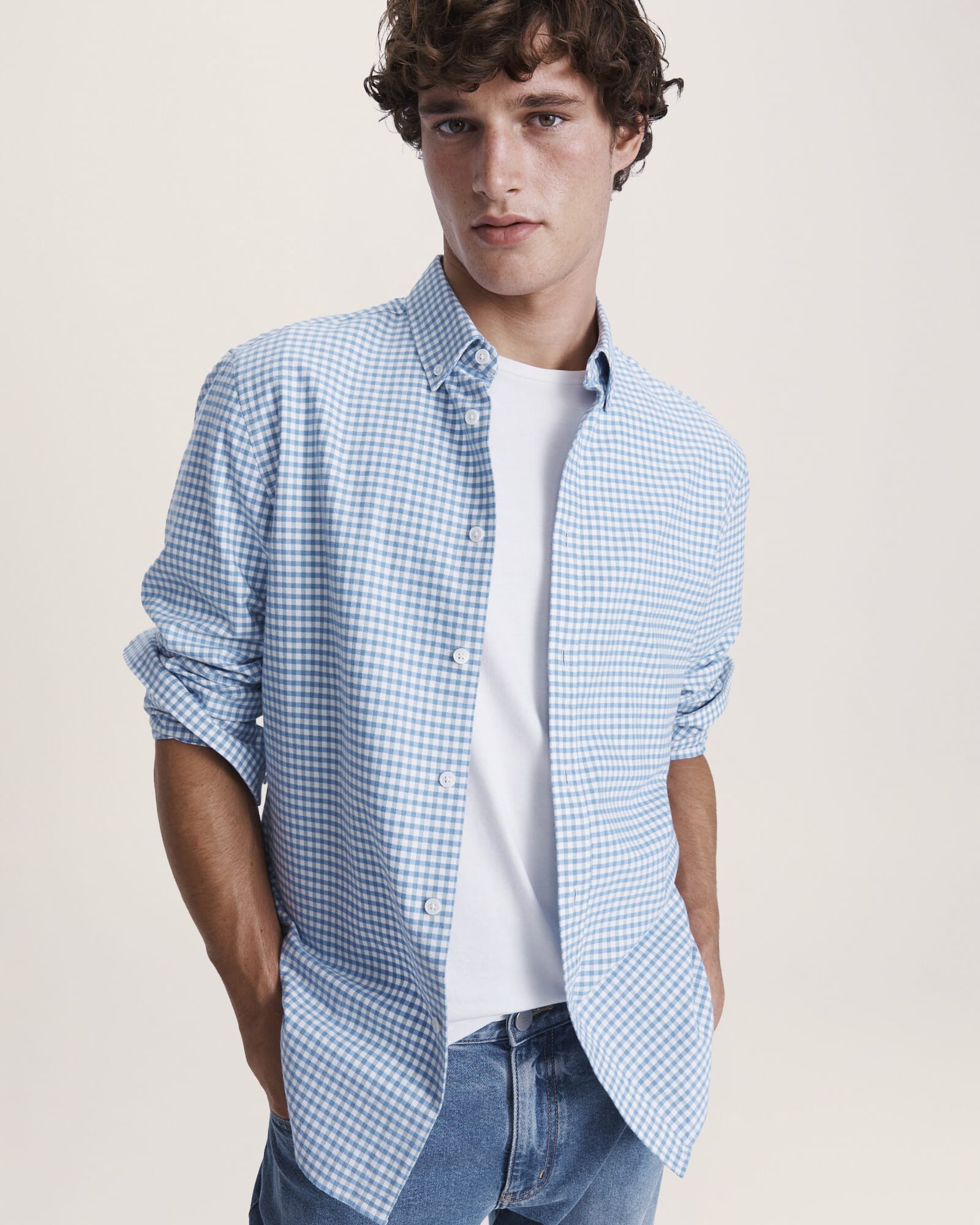 Sam Cotton Check Oxford Shirt