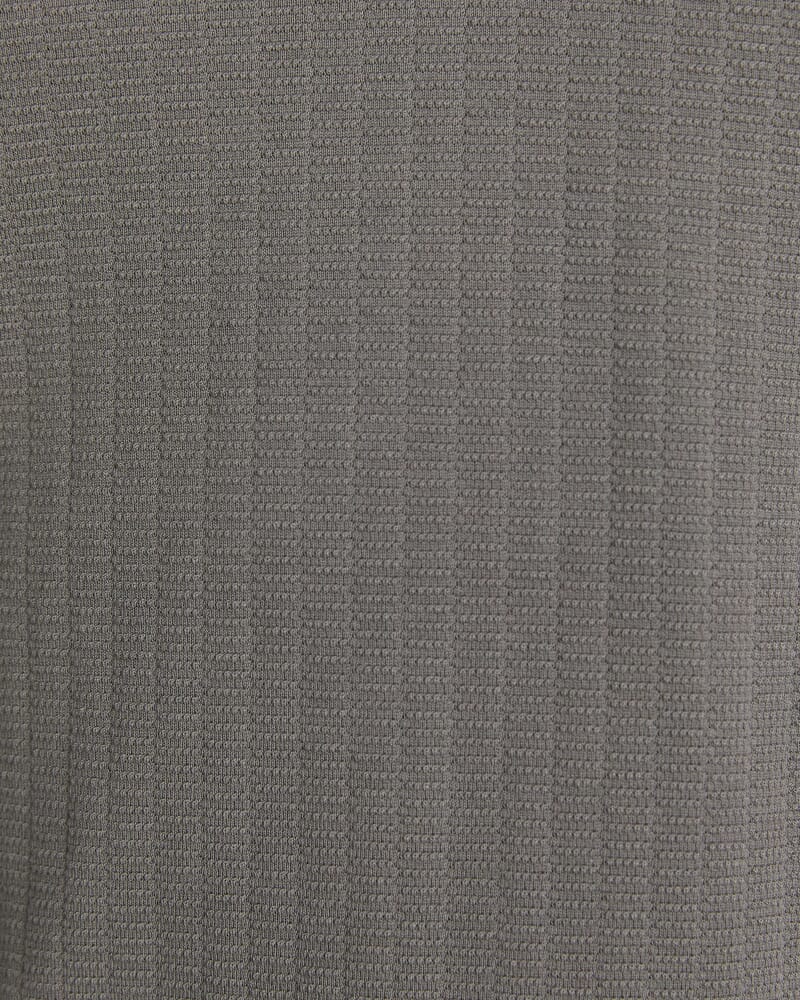 Ted Textured Cotton Polo in PETROL