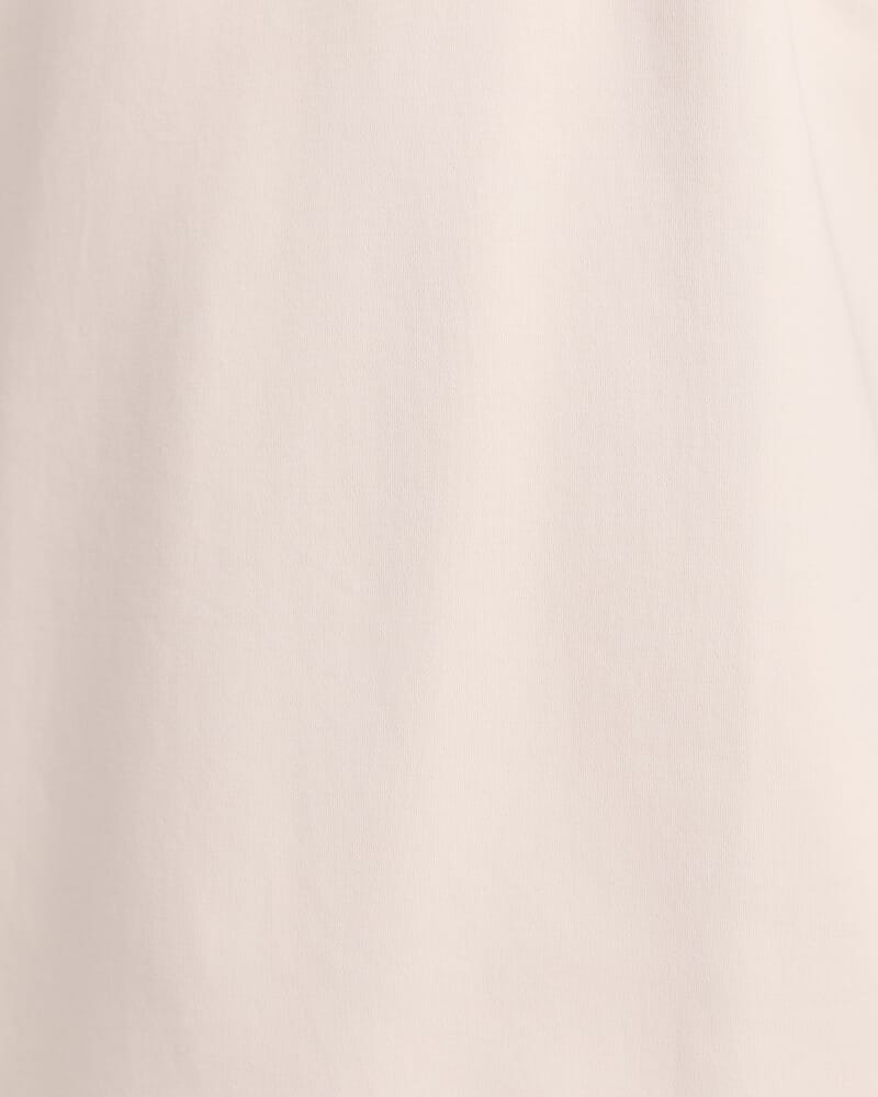 Rafe Heavyweight Cotton Rib Tee in ECRU