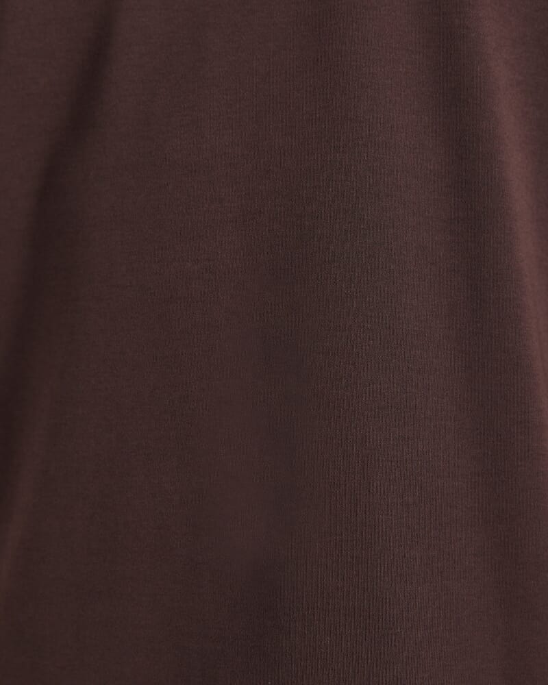 Rafe Heavyweight Cotton Rib Tee in ESPRESSO