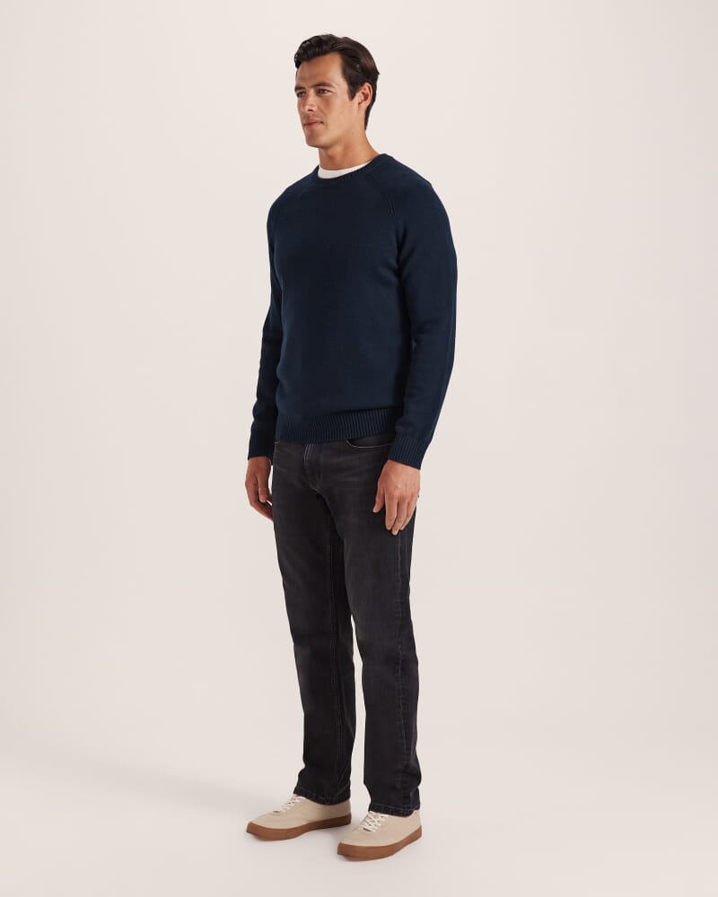 Vincent Wool Knit in NAVY
