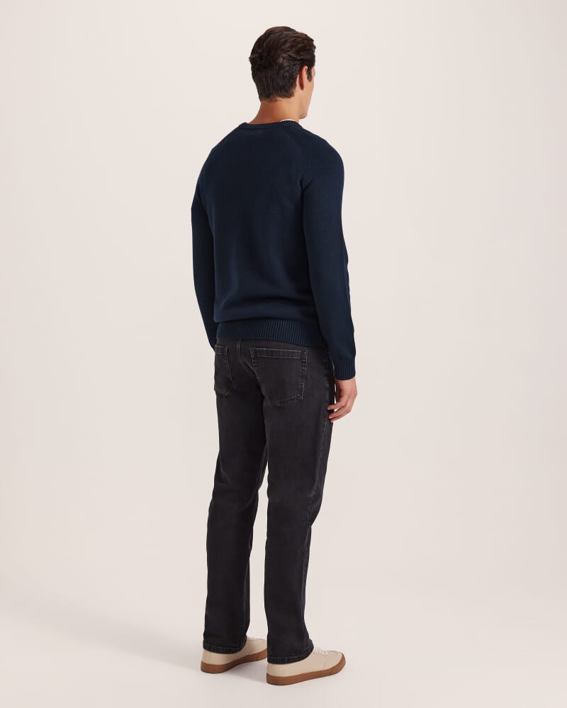 Vincent Wool Knit in NAVY