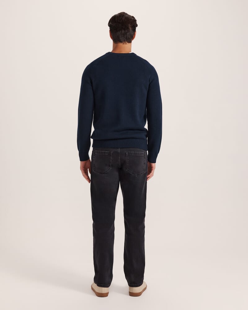 Vincent Wool Knit in NAVY