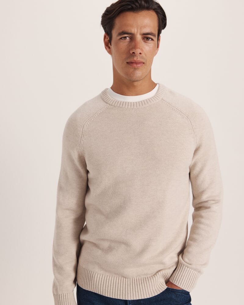 Vincent Wool Knit in OATMEAL