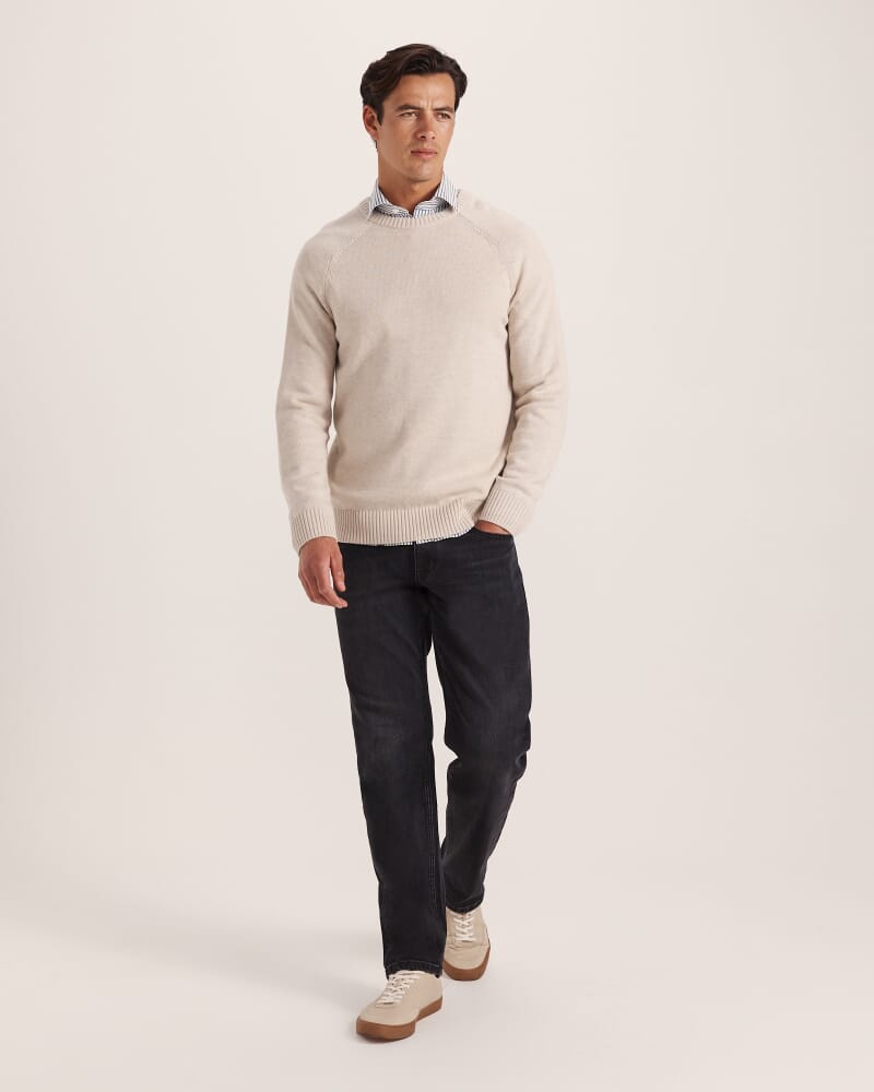 Vincent Wool Knit in OATMEAL