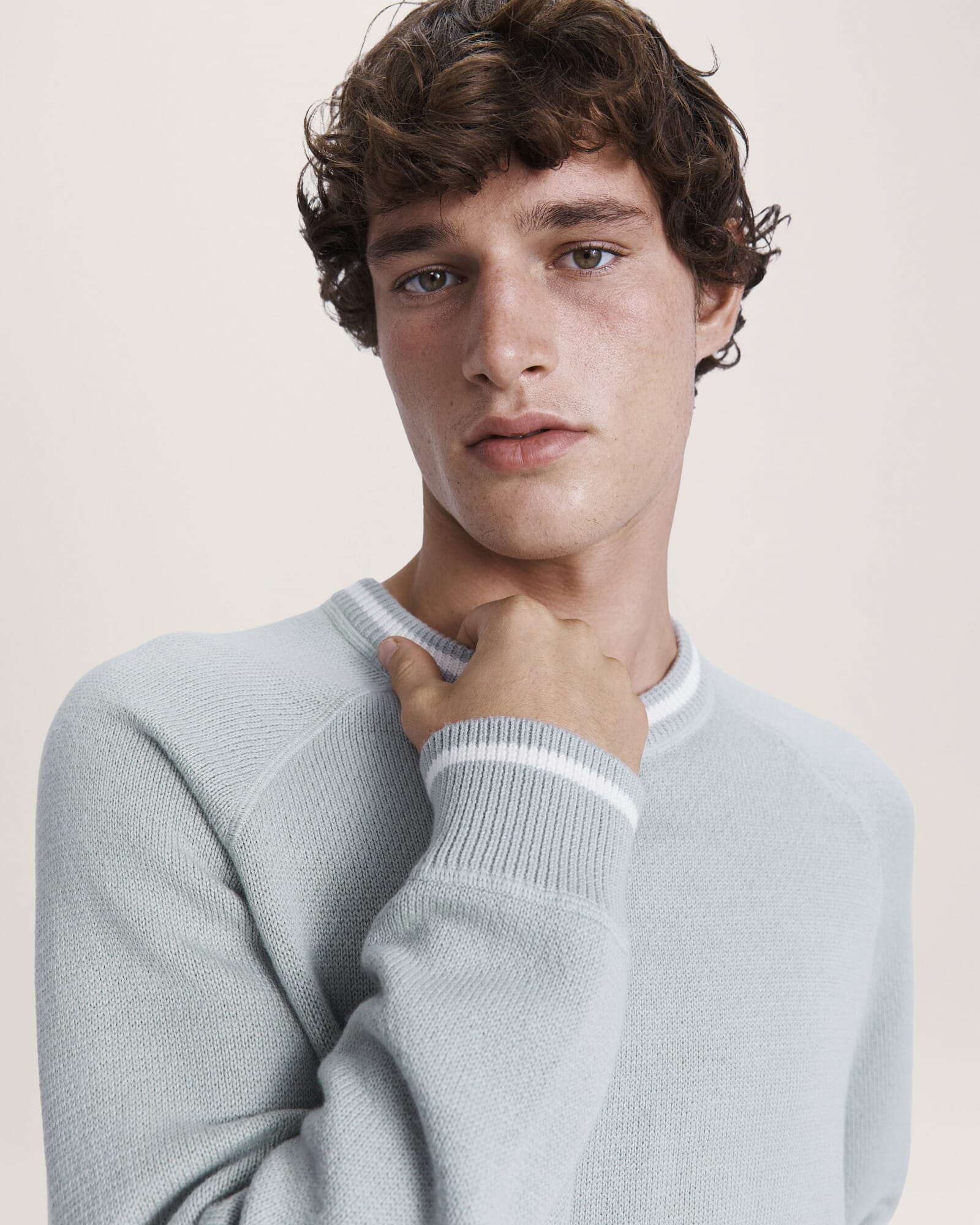 Soren Cotton Cashmere Crew