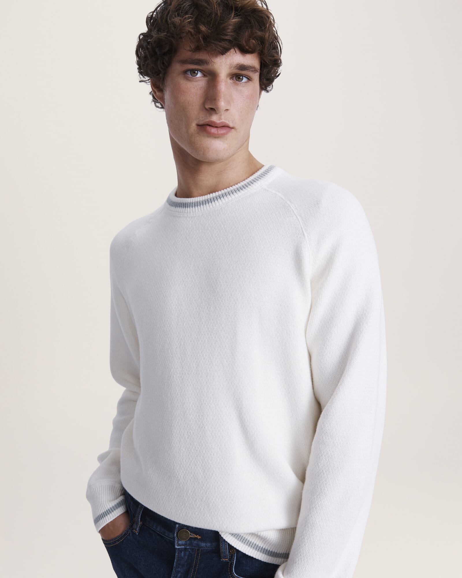 Soren Cotton Cashmere Crew