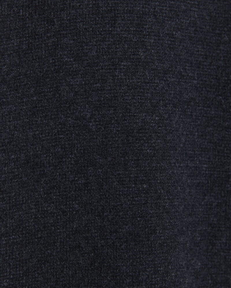 Claude Zip Through Knit in CHARCOAL