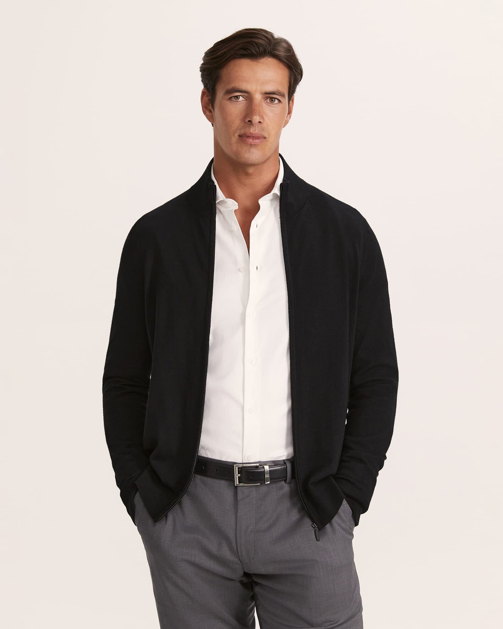 Franklin Wool Knit Zip Through