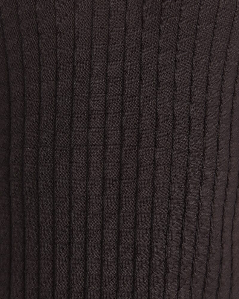 Alfie Knit Polo in CHOCOLATE