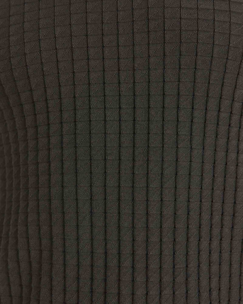 Alfie Knit Polo in FATIGUE