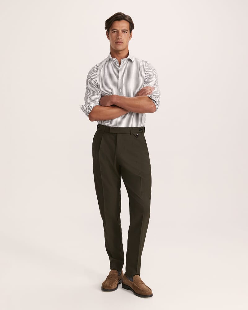Henry Item Pant in DARK KHAKI