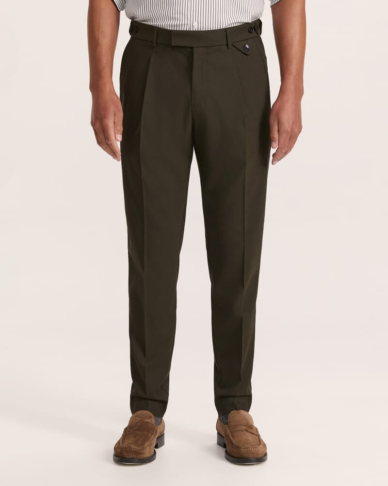 Henry Item Pant in DARK KHAKI