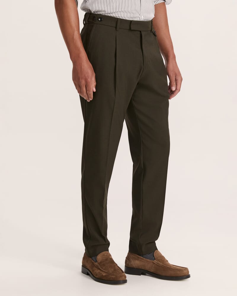 Henry Item Pant in DARK KHAKI