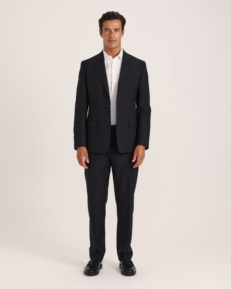 Sorkin Italian Wool Suit Jacket in BLACK