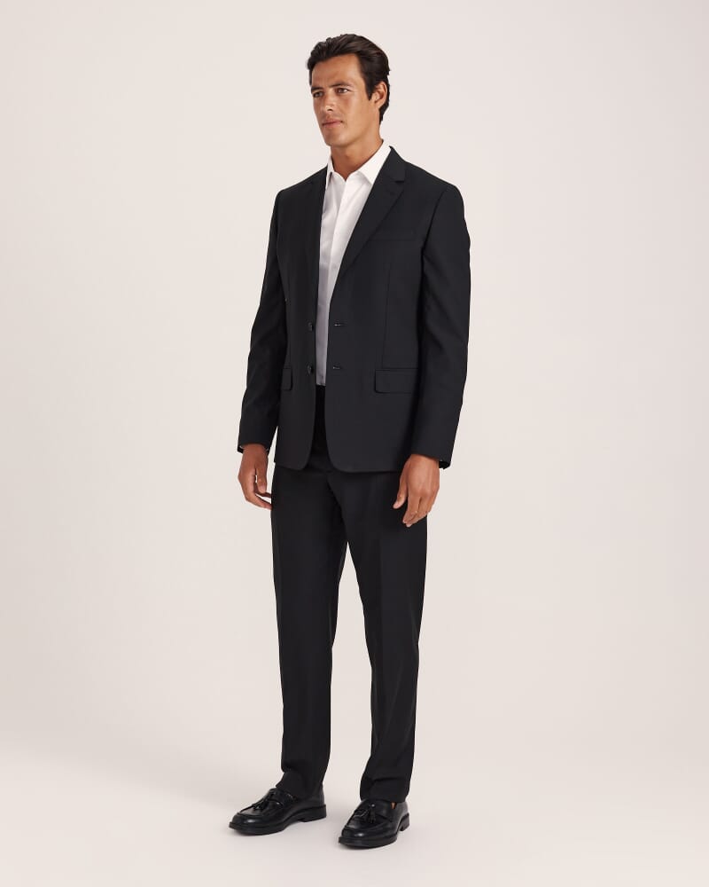 Sorkin Italian Wool Suit Jacket in BLACK