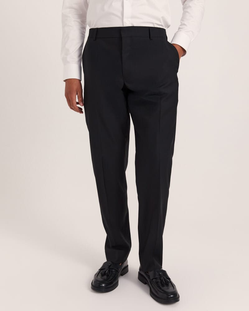 Sorkin Italian Wool Reg Pant in BLACK