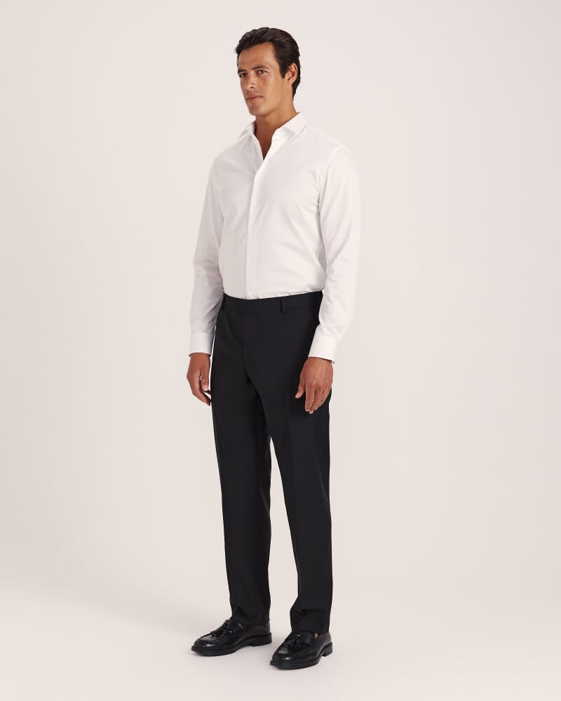 Sorkin Italian Wool Reg Pant in BLACK