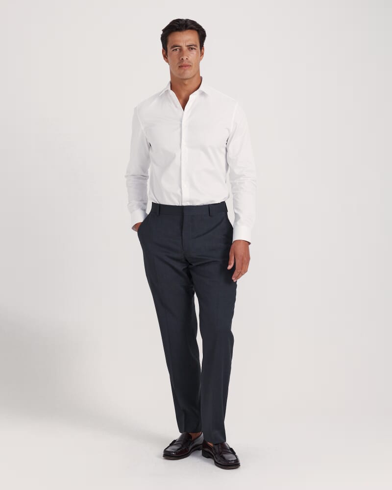 Sorkin Italian Wool Regular Pant in CHARCOAL