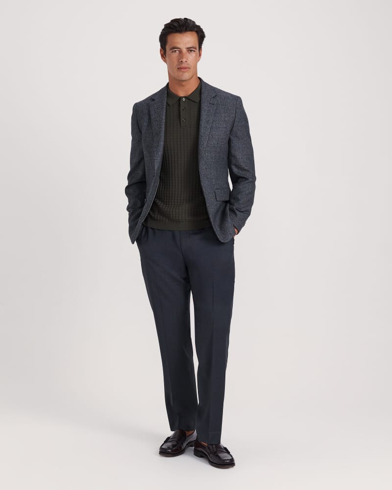 Sorkin Italian Wool Regular Pant in CHARCOAL